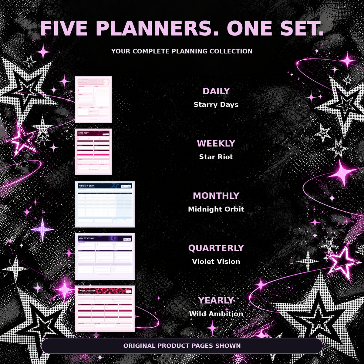 Dream Loud authentic planner bundle 2