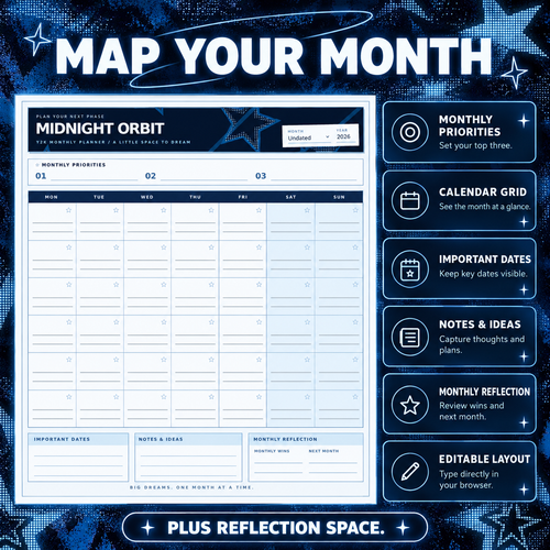 Midnight Orbit planner details