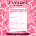 Starry Days Y2K Daily Planner product preview