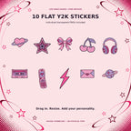 Star Archive Y2K digital notebook — 04 Stickers